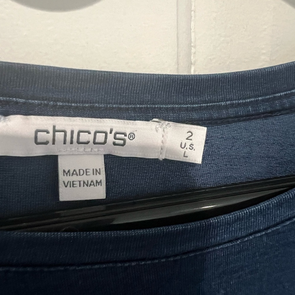 Chicos Embroidered Top - Picture 4 of 5